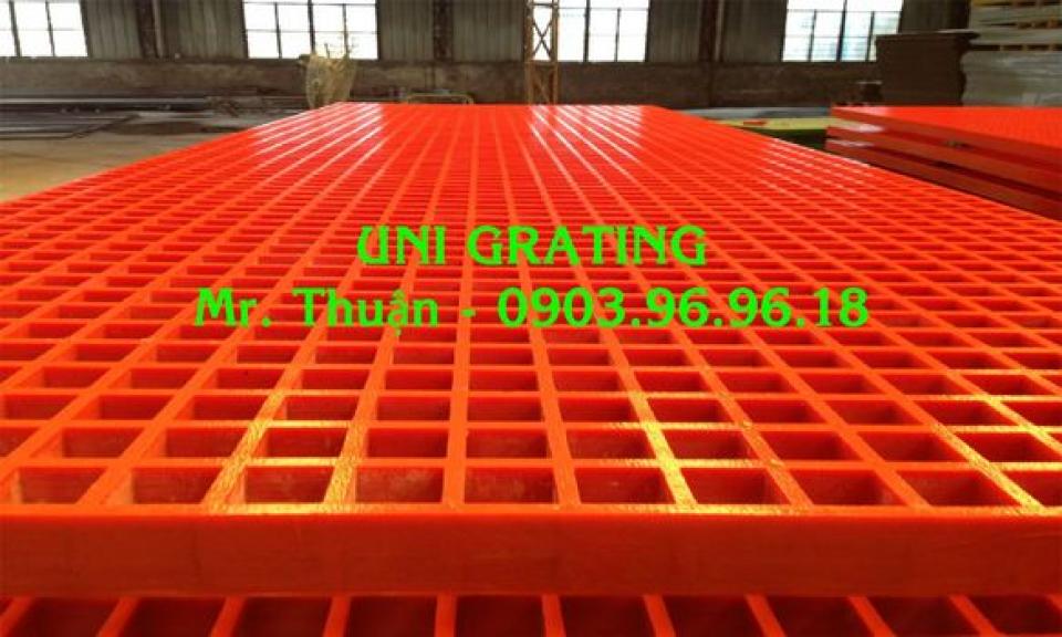 Sàn thao tác composite FRP - Tấm lót sàn Grating FRP