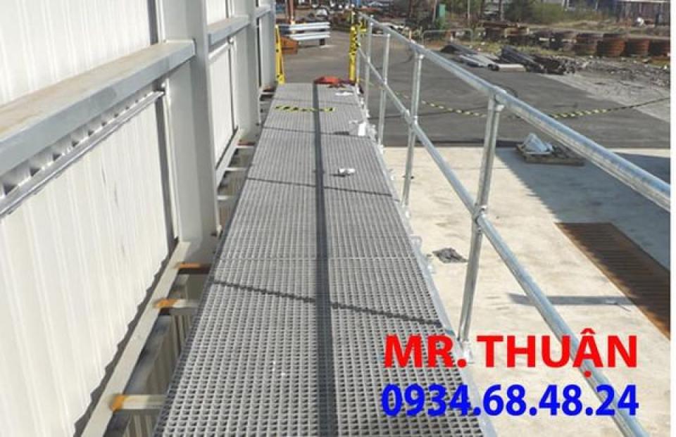 Sàn thao tác composite FRP - Tấm lót sàn Grating FRP-1