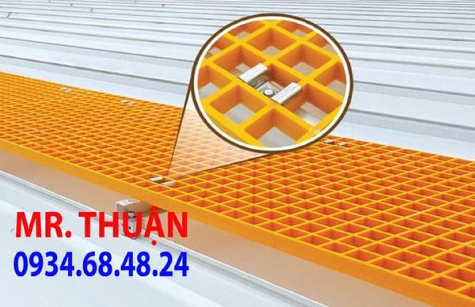 Sàn thao tác composite FRP - Tấm lót sàn Grating FRP-2