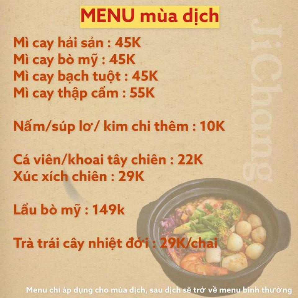 Quán nhận giao Mì cay từ 3 phần nha khách ơi