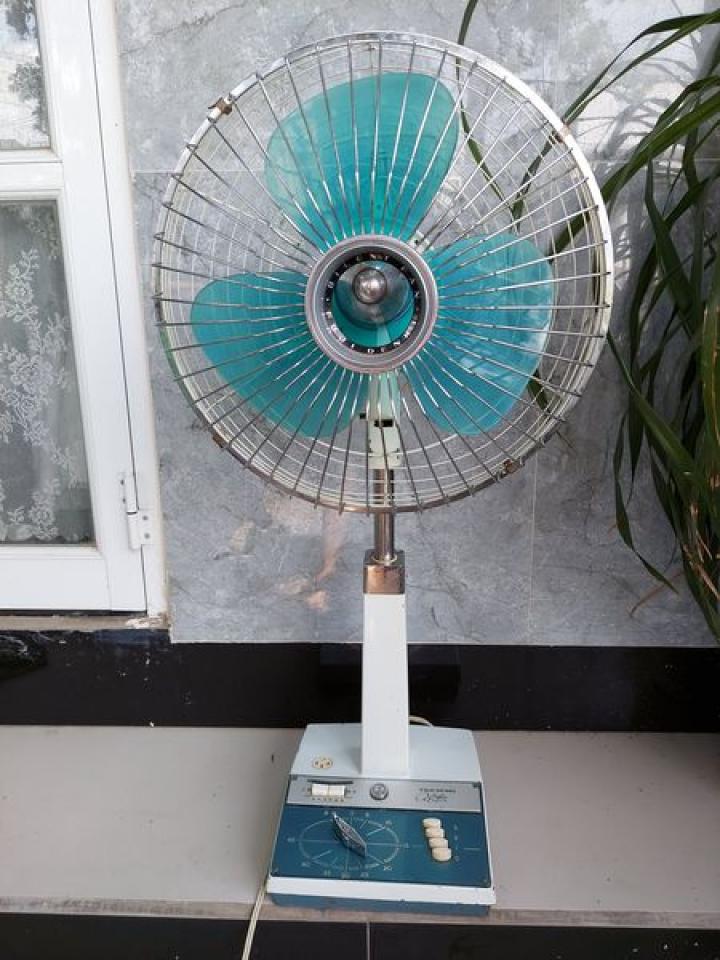 FUJI DENKI SILENT FAN HUYỀN THOẠI CÁNH NGƯỢC, CHÓP ĐẦU BOM, TEM ĐỒNG-1