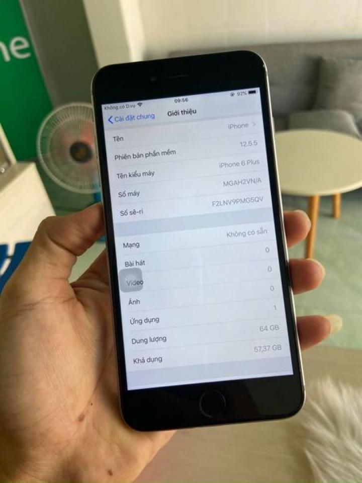 thanh lý 6 plus 64G mã VN/A bypass sài wifi-6