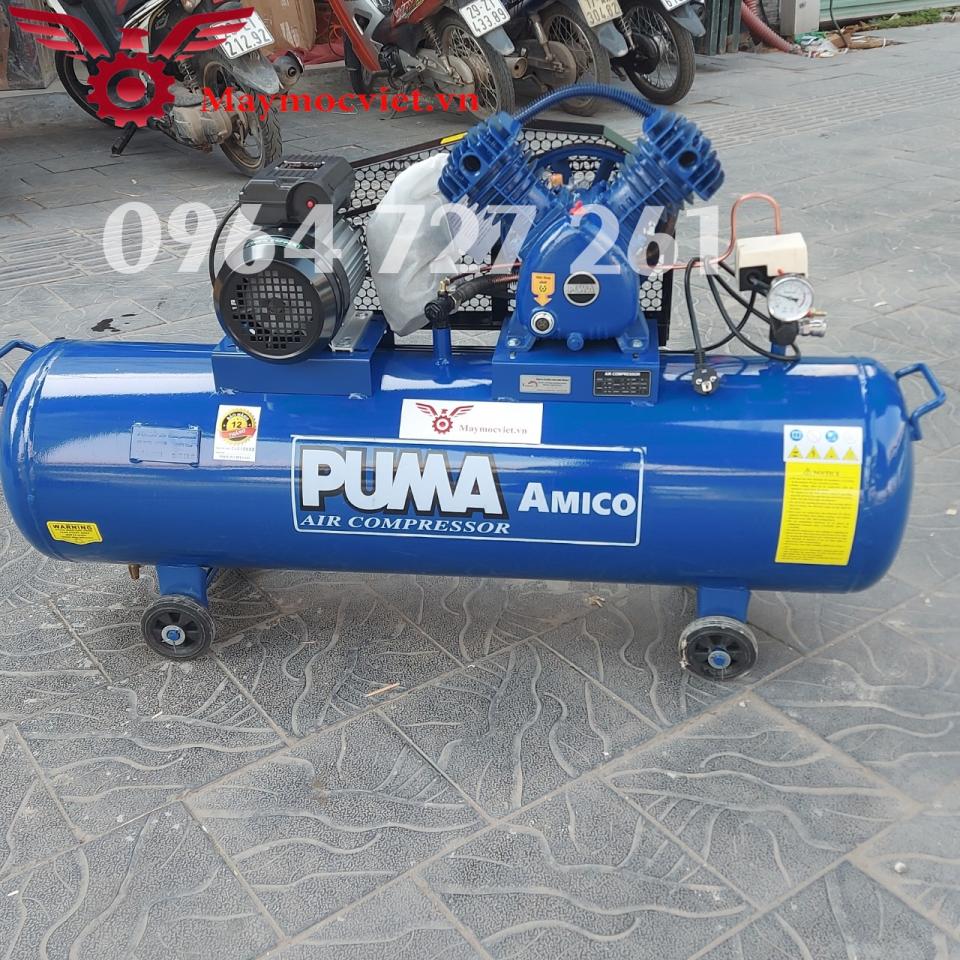 Máy nén khí có dầu PUMA 3HP 120 lít V-0.25/8 vận chuyển toàn quốc